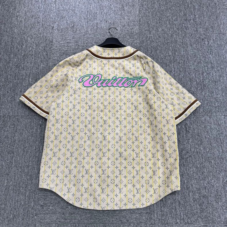 Louis Vuitton Louis Vuitton Nigo Embroidered Baseball Jersey-yf Size US XL / EU 56 / 4 - 2 Thumbnail
