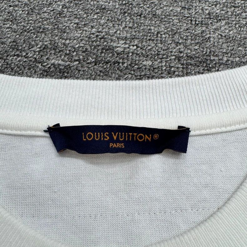 Louis Vuitton Louis Vuitton White Short Sleeve T-Shirt-yf Size US M / EU 48-50 / 2 - 3 Thumbnail