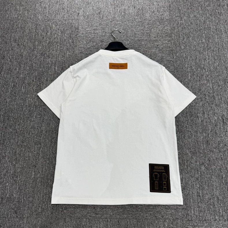 Louis Vuitton Louis Vuitton White Short Sleeve T-Shirt-yf Size US M / EU 48-50 / 2 - 2 Thumbnail