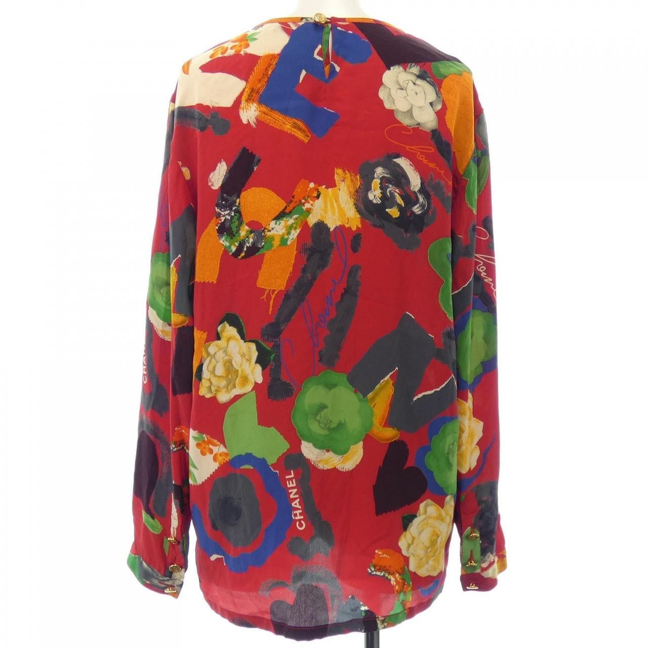 Chanel Chanel Chanel 100% Silk Top Others Tops DUTY FREE for USA Size ONE SIZE - 2 Thumbnail
