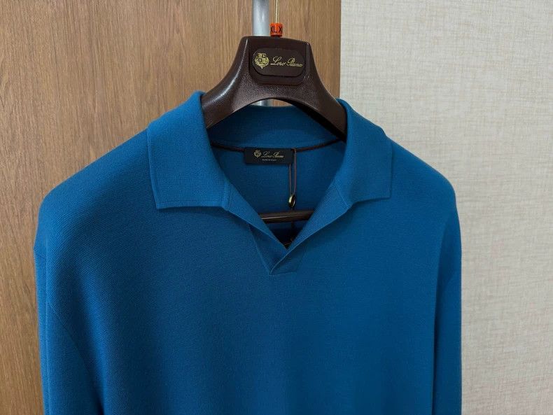 Loro Piana Loro Piana Wish Wool Knit Polo Size US XL / EU 56 / 4 - 3 Thumbnail