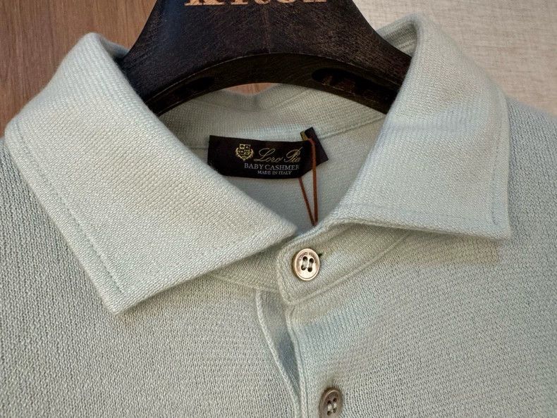Loro Piana Loro Piana Cashmere Knit Polo Shirt Size US XL / EU 56 / 4 - 4 Thumbnail