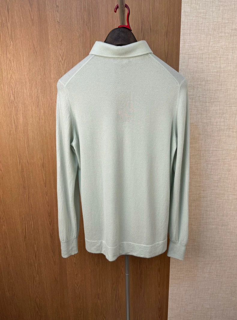 Loro Piana Loro Piana Cashmere Knit Polo Shirt Size US XL / EU 56 / 4 - 6 Thumbnail