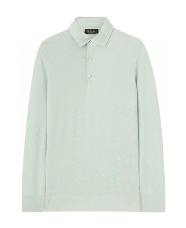 Loro Piana Loro Piana Cashmere Knit Polo Shirt Size US XL / EU 56 / 4 - 2 Thumbnail