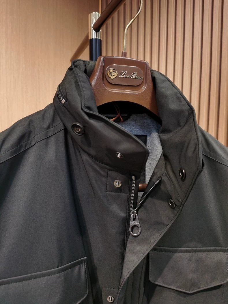 Loro Piana Loro Piana Traveler Black Jacket New Size US XL / EU 56 / 4 - 3 Thumbnail