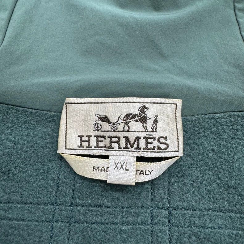 Hermes Hermes Nylon Paneled Hooded Sweatshirt-yf Size US XXL / EU 58 / 5 - 3 Thumbnail