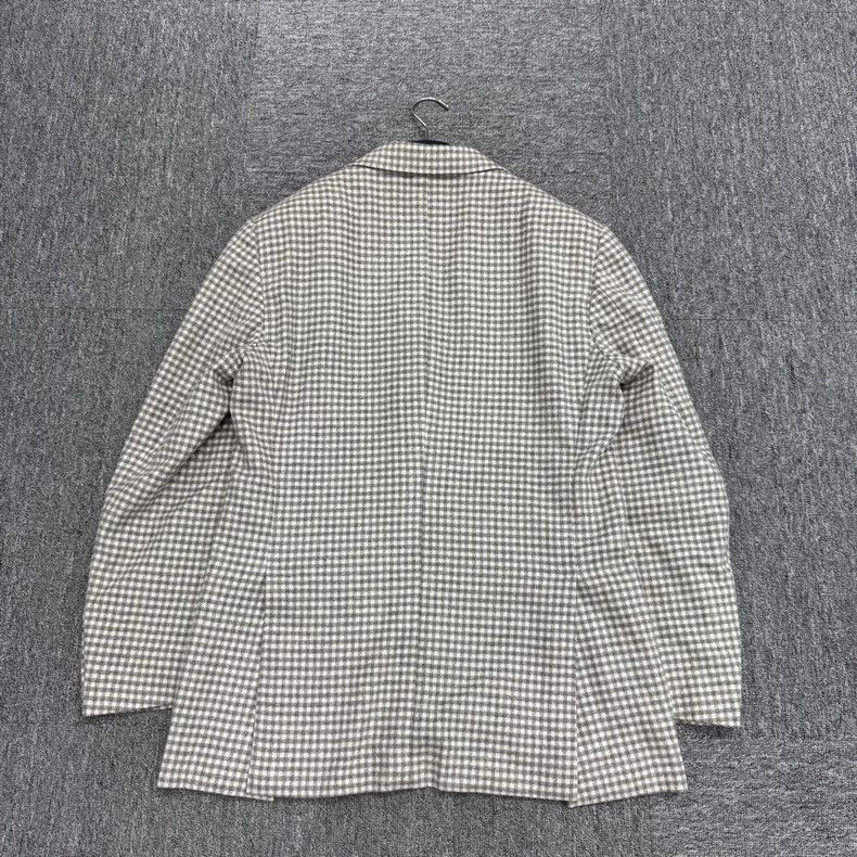 Ermenegildo Zegna Kiton Pure Wool Checkered Blazer-yf Size US M / EU 48-50 / 2 - 2 Thumbnail