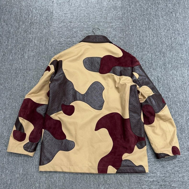 Louis Vuitton Louis Vuitton Leather Suede Panel Jacket-yf Size US L / EU 52-54 / 3 - 2 Thumbnail