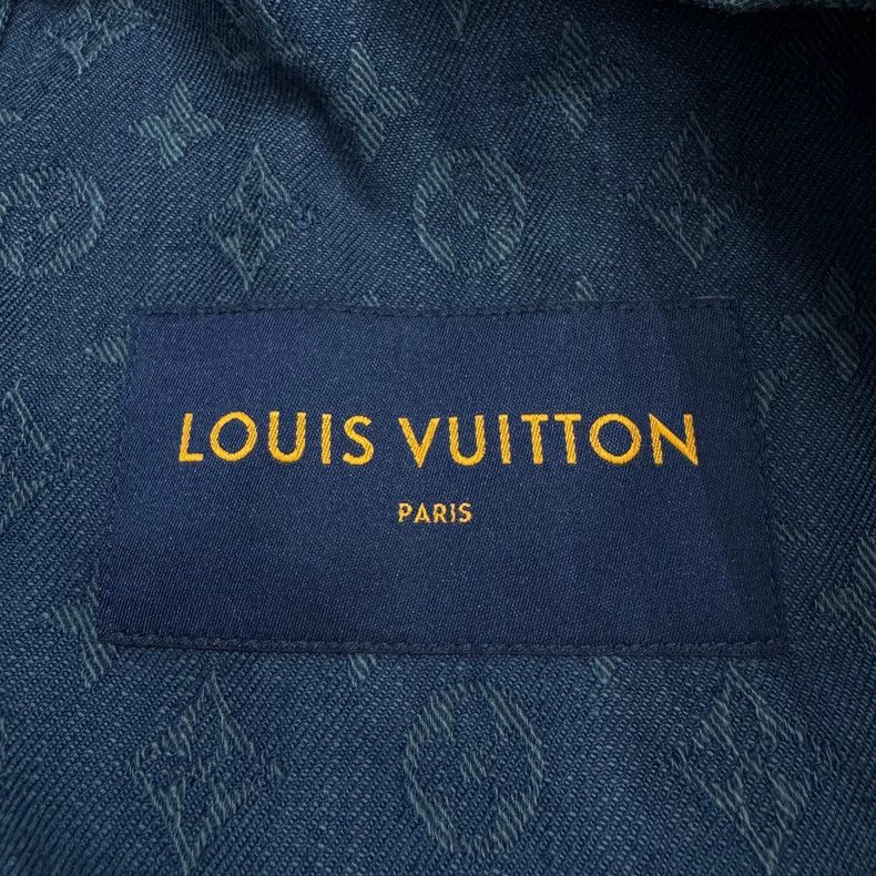 Louis Vuitton Louis Vuitton Blue Monogram Denim Jacket-yf Size US M / EU 48-50 / 2 - 4 Thumbnail