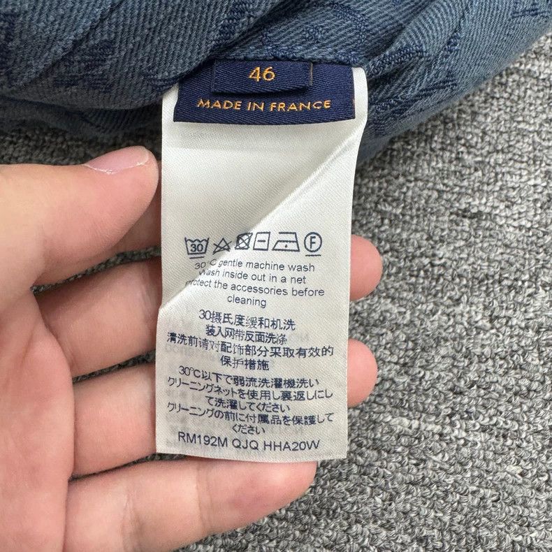 Louis Vuitton Louis Vuitton Blue Monogram Denim Jacket-yf Size US M / EU 48-50 / 2 - 5 Thumbnail