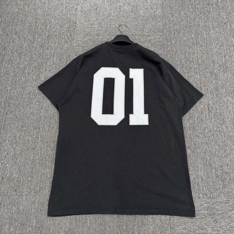 Balenciaga Balenciaga 25ss Embroidered Short Sleeve-yf Size US M / EU 48-50 / 2 - 2 Thumbnail