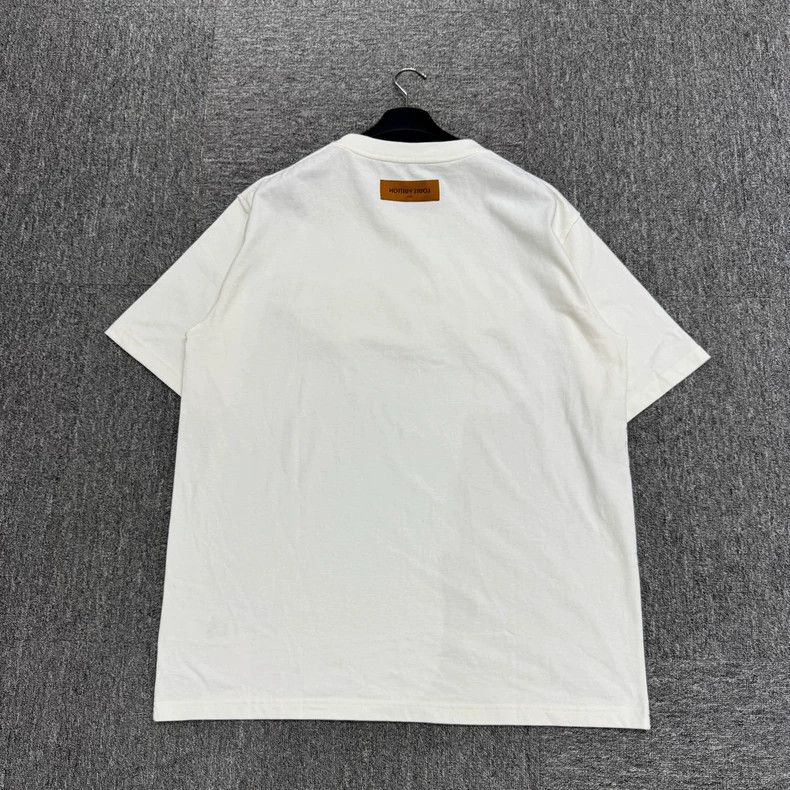 Louis Vuitton Louis Vuitton Embroidered Graffiti Short Sleeve-yf Size US XL / EU 56 / 4 - 2 Thumbnail