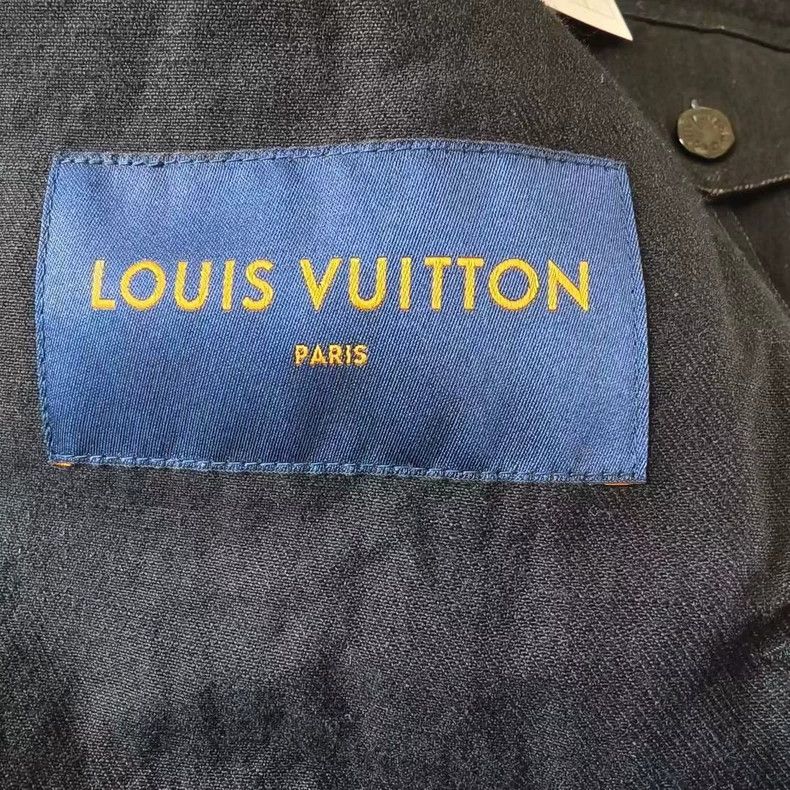 Louis Vuitton Louis Vuitton Black Denim Jacket-yf Size US L / EU 52-54 / 3 - 4 Thumbnail