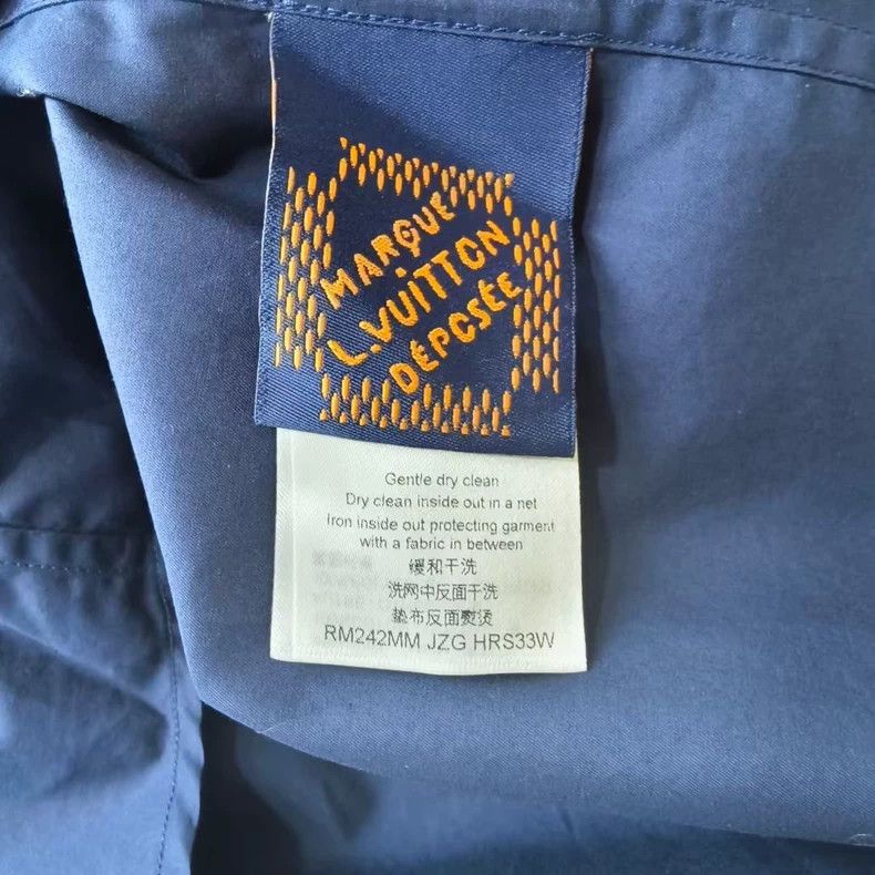 Louis Vuitton Louis Vuitton SS24 Logo Embroidered Long Sleeve Shirt-yf Size US L / EU 52-54 / 3 - 5 Thumbnail