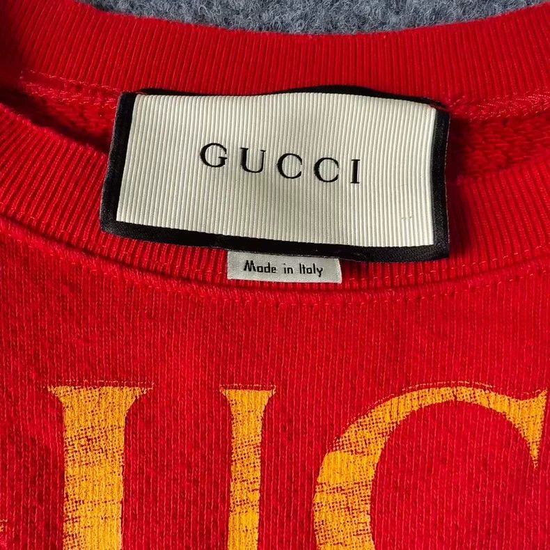 Gucci Gucci Logo Red Sweatshirt with Embroidery-yf Size US XS / EU 42 / 0 - 3 Thumbnail