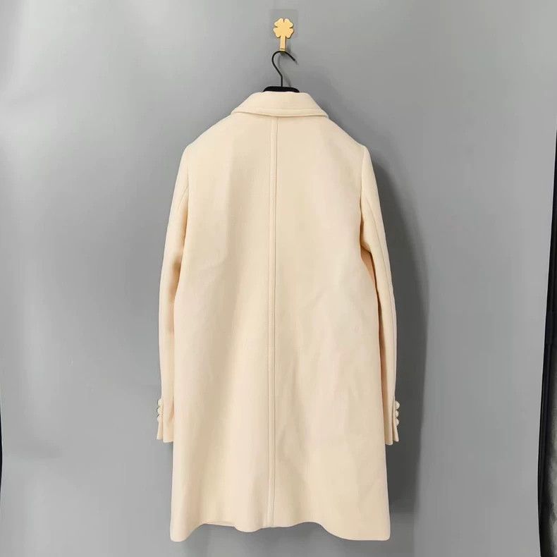 Gucci Gucci Double G Pearl Button Wool Coat-yf Size US M / EU 48-50 / 2 - 2 Thumbnail