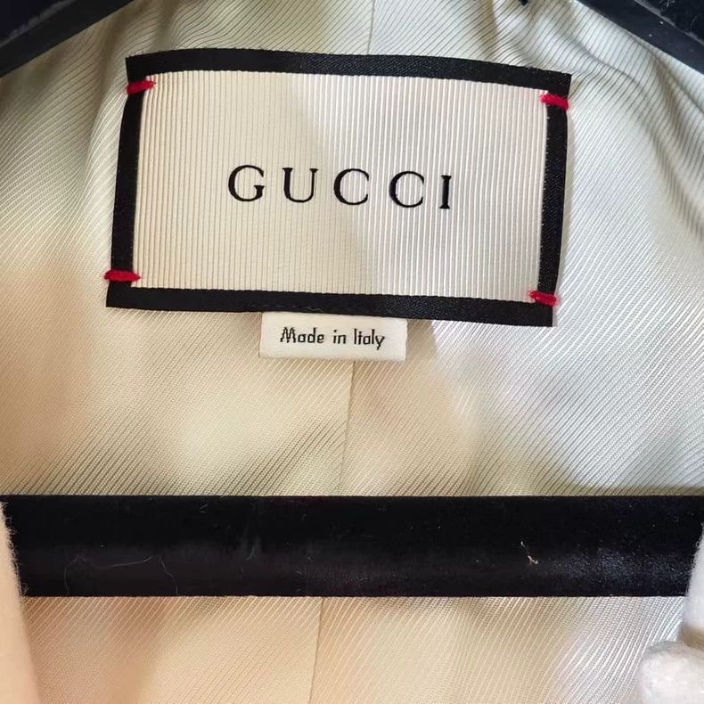 Gucci Gucci Double G Pearl Button Wool Coat-yf Size US M / EU 48-50 / 2 - 3 Thumbnail