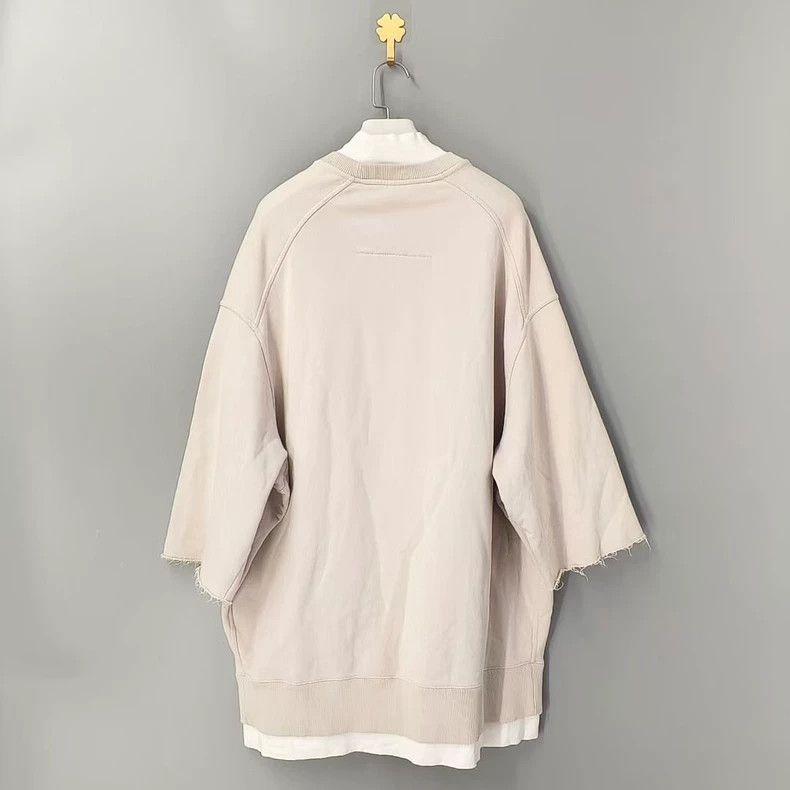 Givenchy Givenchy Runway Layered Beige Short Sleeve Top-yf Size US XS / EU 42 / 0 - 2 Thumbnail