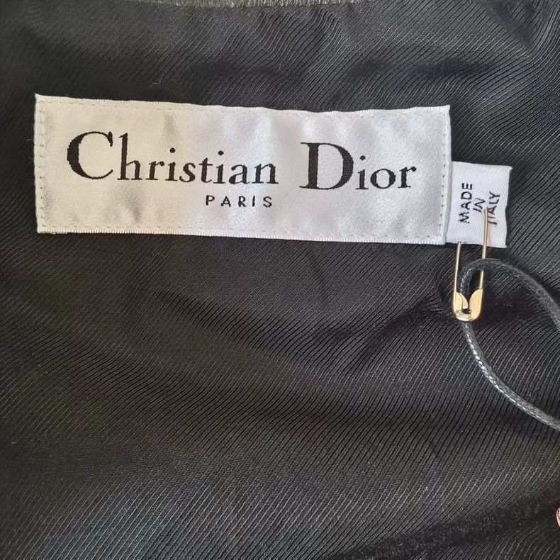 Dior Christian Dior Leather Floral Bomber Jacket-yf Size US M / EU 48-50 / 2 - 3 Thumbnail