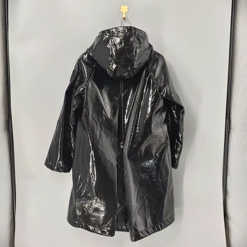 Moncler Moncler Patent Leather Down Coat-yf Size US XS / EU 42 / 0 - 2 Thumbnail