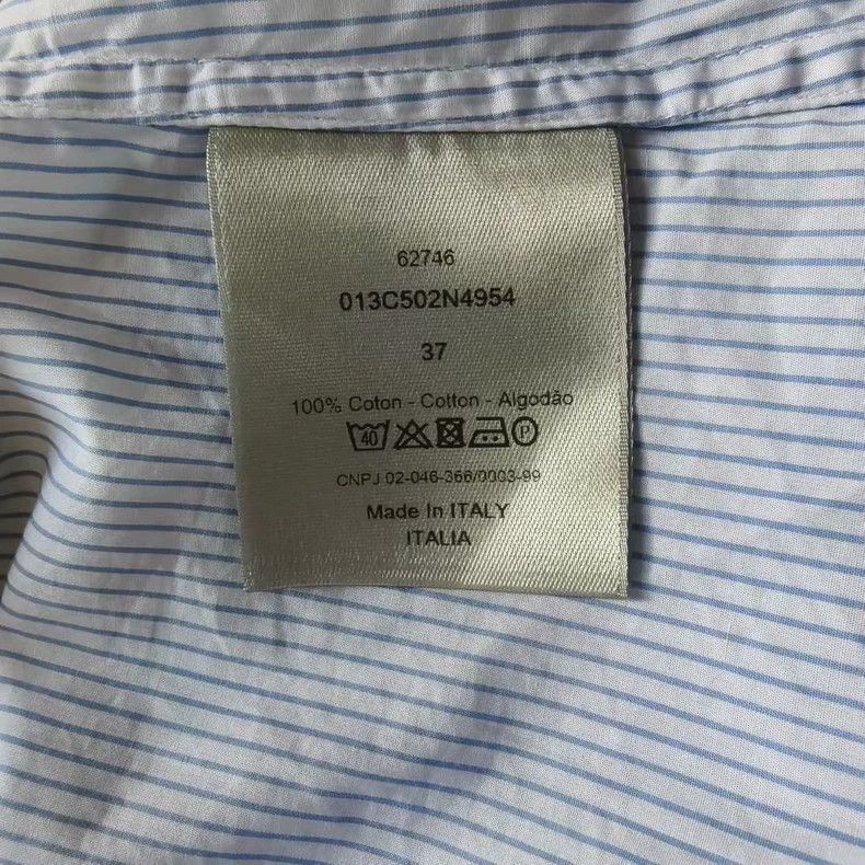 Dior Dior Embroidered Logo Button-Up Shirt-yf Size US M / EU 48-50 / 2 - 4 Thumbnail