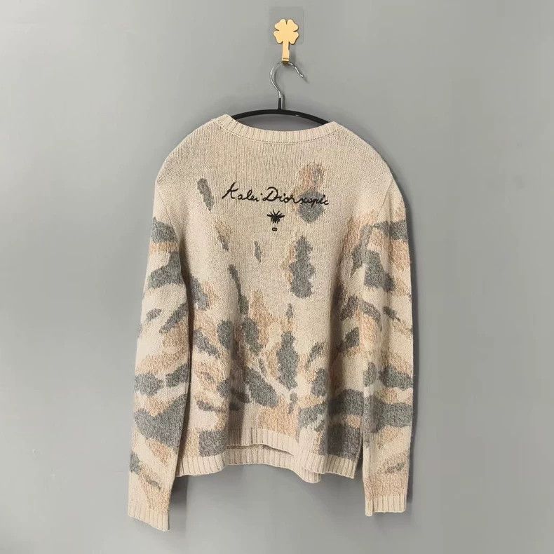 Dior Dior Embroidered Cashmere Sweater-yf Size US L / EU 52-54 / 3 - 2 Thumbnail