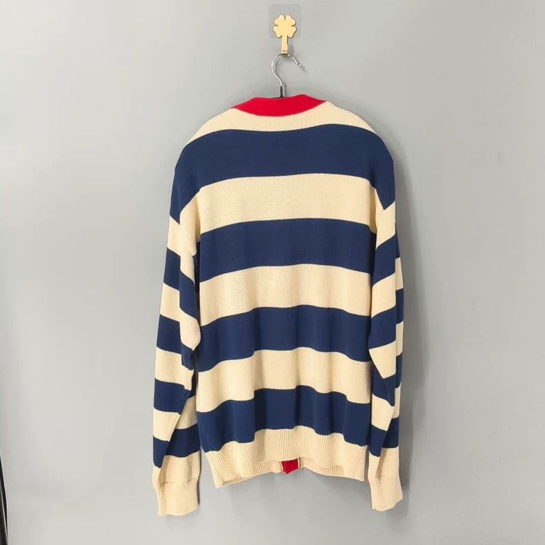Gucci Gucci Striped Knit Cardigan Sweater-yf Size US M / EU 48-50 / 2 - 2 Thumbnail