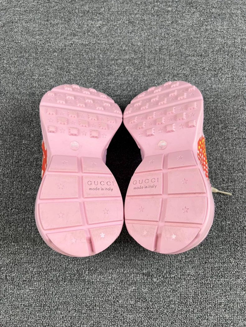 Gucci Gucci Pink Dad Shoes with Yellow Accents-yf Size US 6.5 / EU 39-40 - 5 Thumbnail
