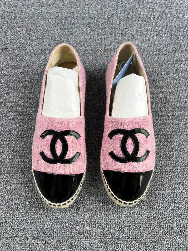 Chanel Chanel Pink Patent Leather Espadrilles-yf Size US 6.5 / EU 39-40 - 3 Thumbnail
