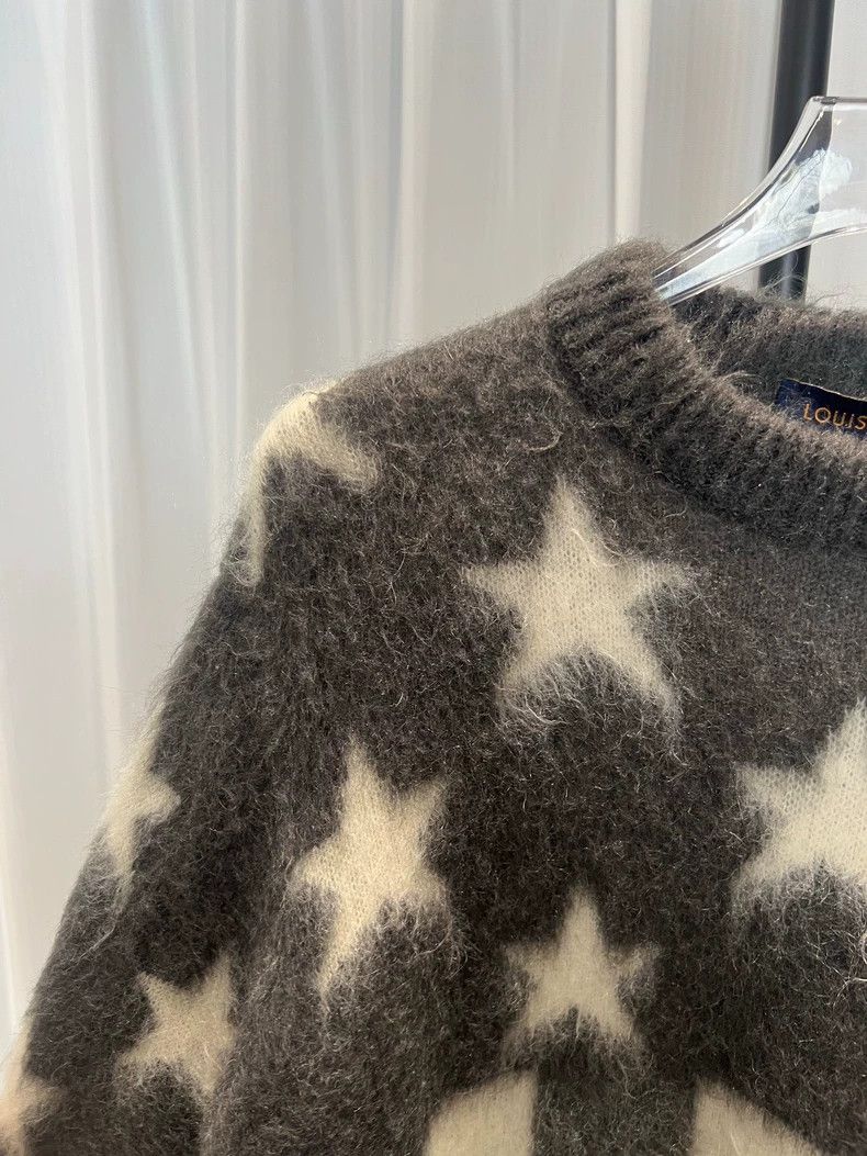 Louis Vuitton Louis Vuitton Star Pattern Mohair Sweater-yf Size US L / EU 52-54 / 3 - 5 Thumbnail