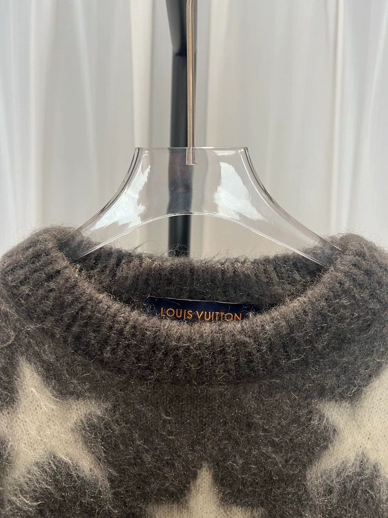 Louis Vuitton Louis Vuitton Star Pattern Mohair Sweater-yf Size US L / EU 52-54 / 3 - 3 Thumbnail