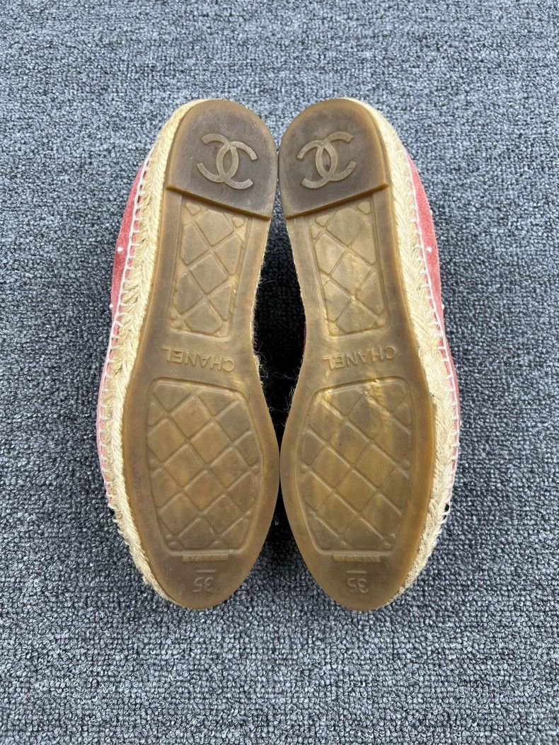 Chanel Chanel Pink Pearl Espadrille Fisherman Shoes-yf Size US 5 / EU 37 - 5 Thumbnail