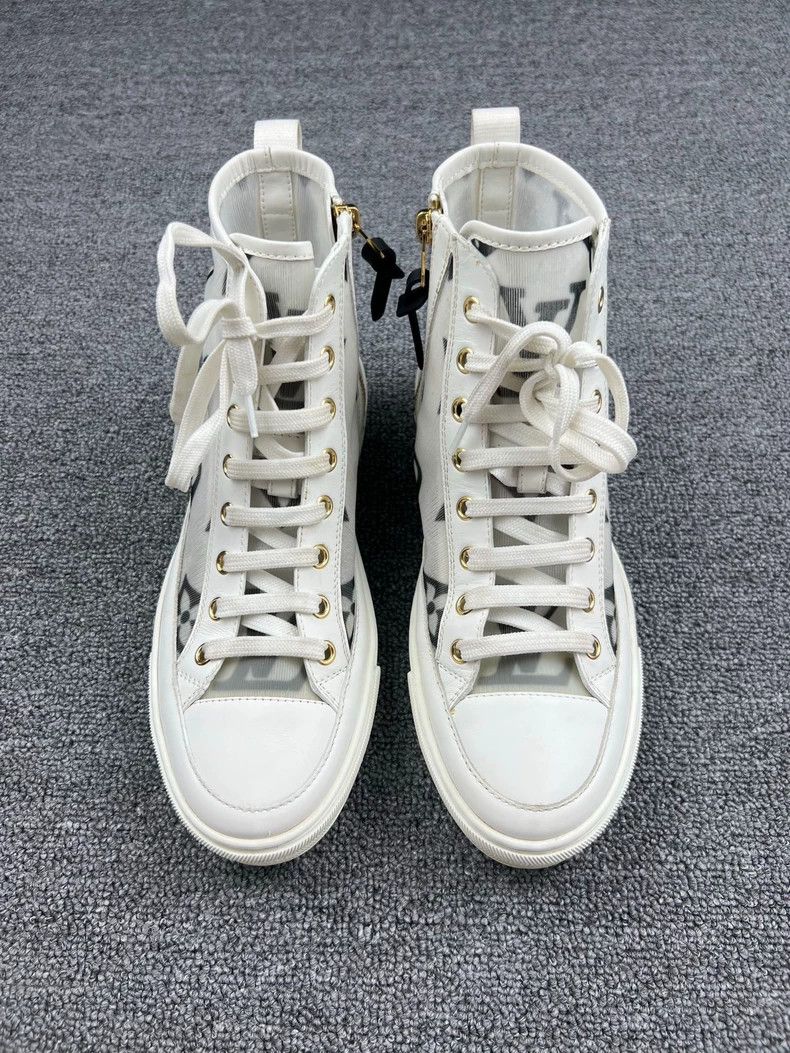 Louis Vuitton Louis Vuitton Mesh High-Top Sneakers-yf Size US 5 / EU 37 - 3 Thumbnail