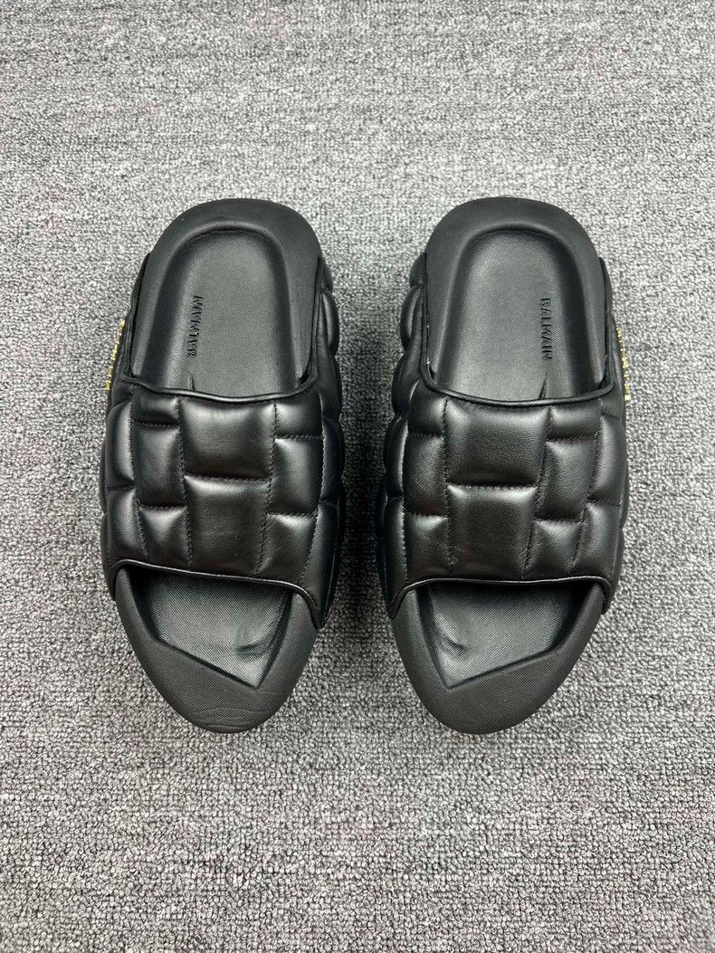 Balmain Balmain Black Space Slippers-yf Size US 6.5 / EU 39-40 - 3 Thumbnail