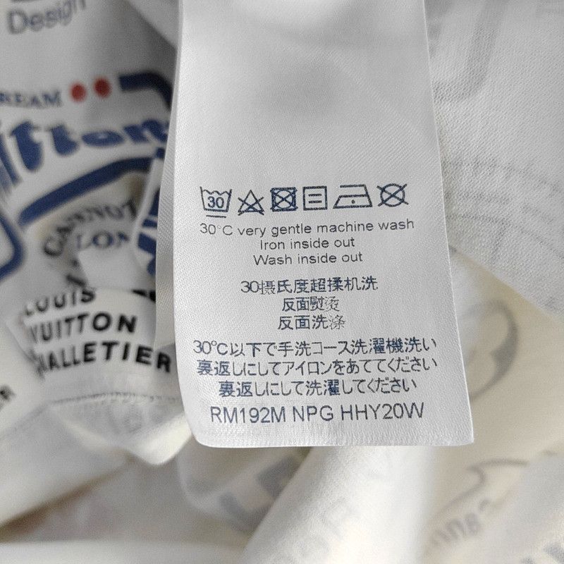 Louis Vuitton Louis Vuitton Summer White Graphic T-Shirt 0089 Size US XS / EU 42 / 0 - 4 Thumbnail