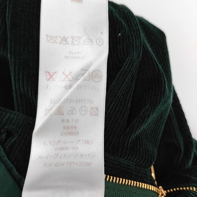 Louis Vuitton Louis Vuitton Green Cotton Casual Women's Pants 0089 Size 27" / US 4 / IT 40 - 4 Thumbnail