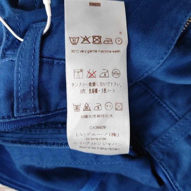 Louis Vuitton Louis Vuitton Women's Casual Blue Pants 0089 Size 23" - 4 Thumbnail