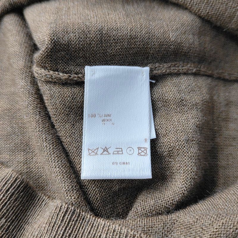 Louis Vuitton Louis Vuitton Brown Wool Long Sleeve Sweater 0089 Size XS / US 0-2 / IT 36-38 - 4 Thumbnail