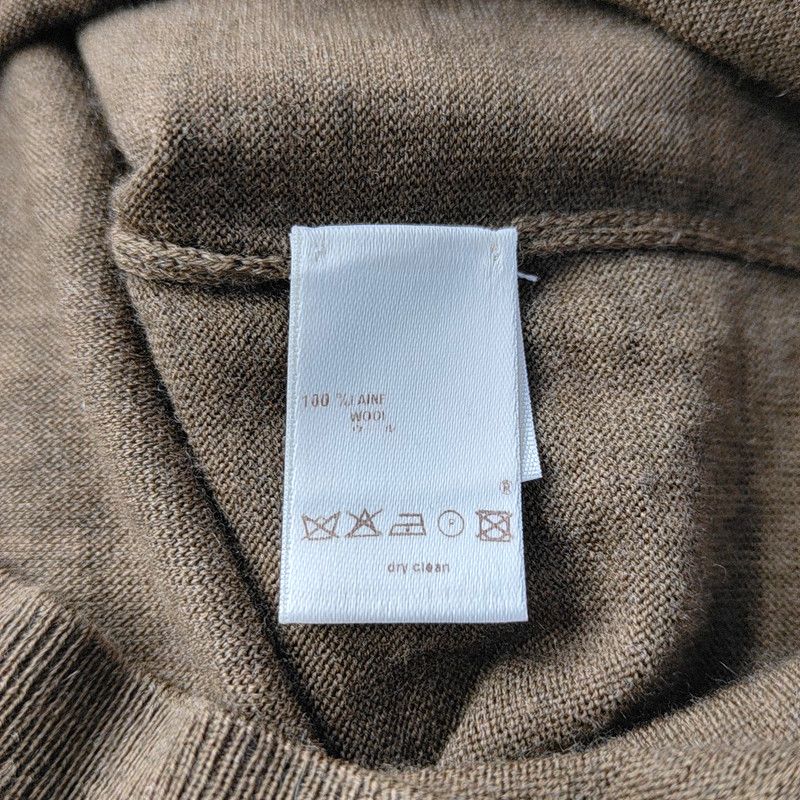 Louis Vuitton Louis Vuitton Brown Wool Long Sleeve Sweater 0089 Size XS / US 0-2 / IT 36-38 - 3 Thumbnail