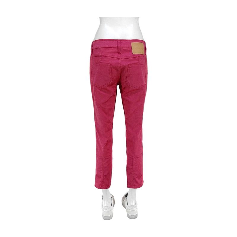 Louis Vuitton Louis Vuitton Pink Cotton Women's Trousers 0089 Size 27" / US 4 / IT 40 - 2 Thumbnail