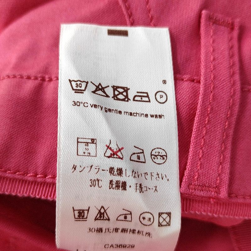 Louis Vuitton Louis Vuitton Pink Cotton Women's Trousers 0089 Size 27" / US 4 / IT 40 - 4 Thumbnail