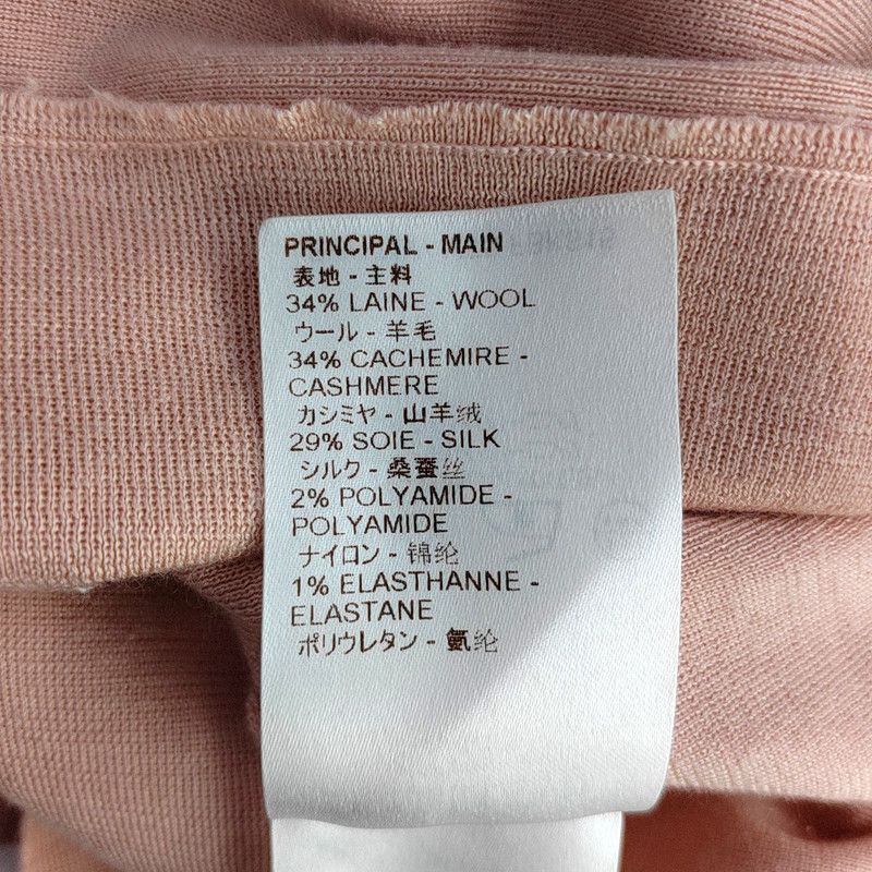 Louis Vuitton Louis Vuitton Pink Wool Short Sleeve Top 0089 Size M / US 6-8 / IT 42-44 - 3 Thumbnail