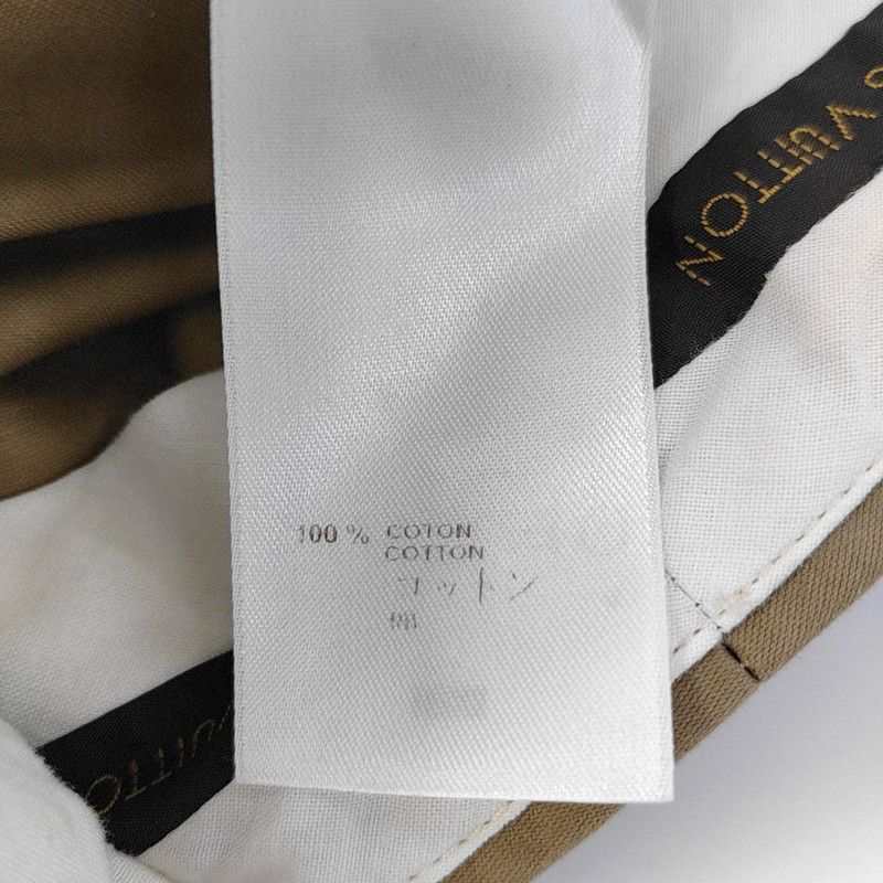 Louis Vuitton Louis Vuitton Summer Light Brown Cotton Shorts 0089 Size 23" - 3 Thumbnail