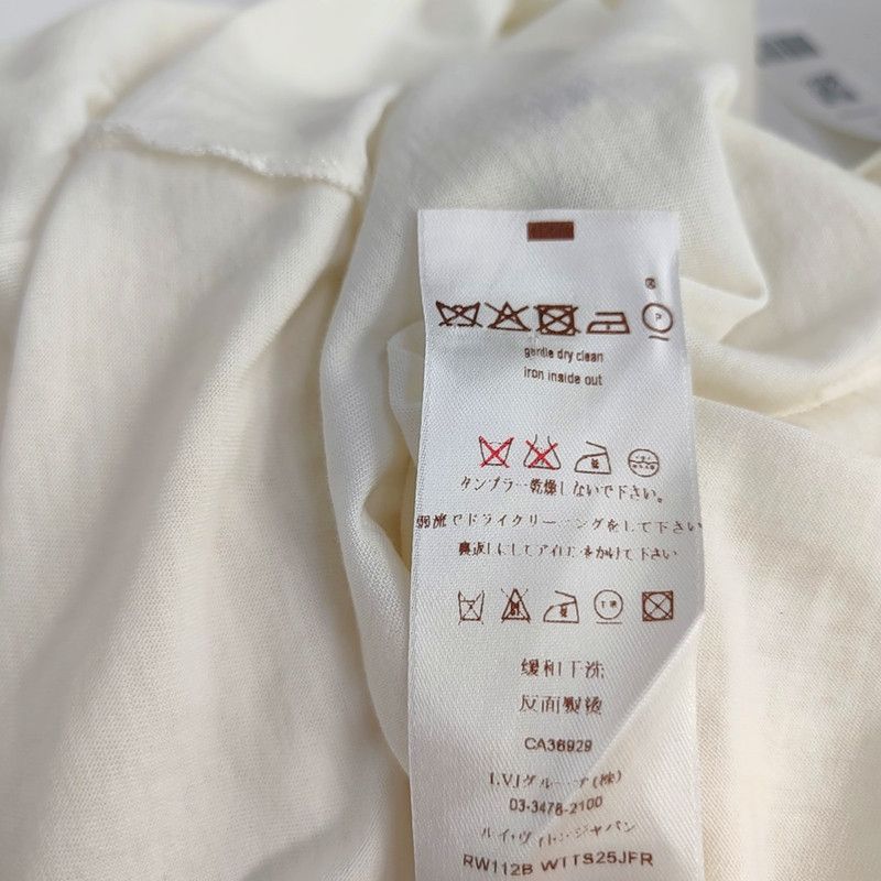 Louis Vuitton Louis Vuitton Summer White Cotton Short Sleeve T-Shirt 0089 Size S / US 4 / IT 40 - 4 Thumbnail