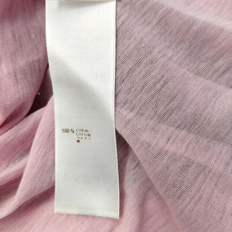 Louis Vuitton Louis Vuitton Pink Cotton Tank Top for Women 0089 Size XS / US 0-2 / IT 36-38 - 3 Thumbnail