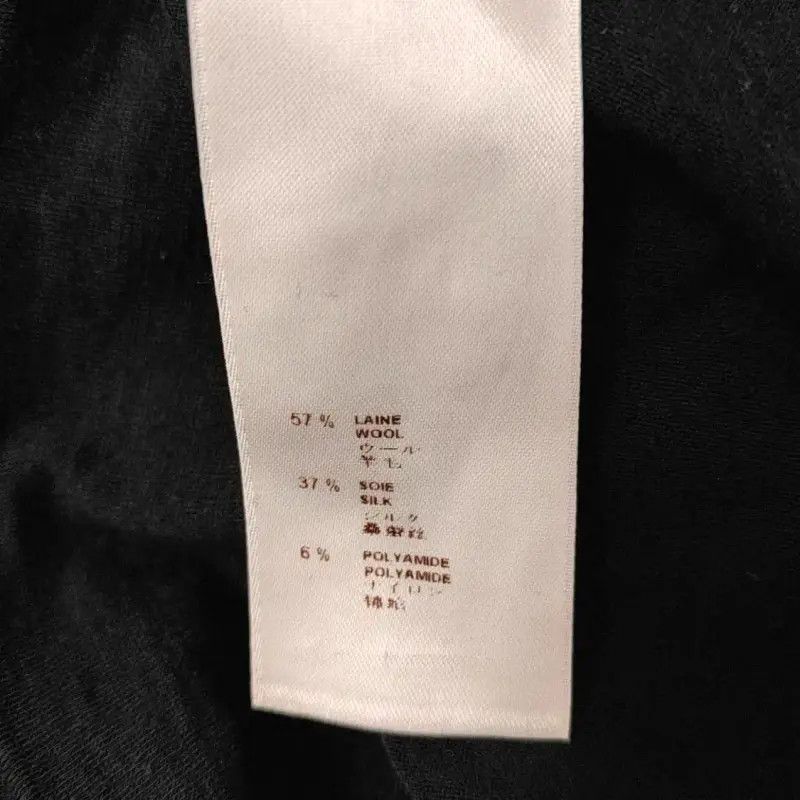Louis Vuitton Louis Vuitton Black Wool Short Sleeve T-Shirt 0089 Size S / US 4 / IT 40 - 3 Thumbnail