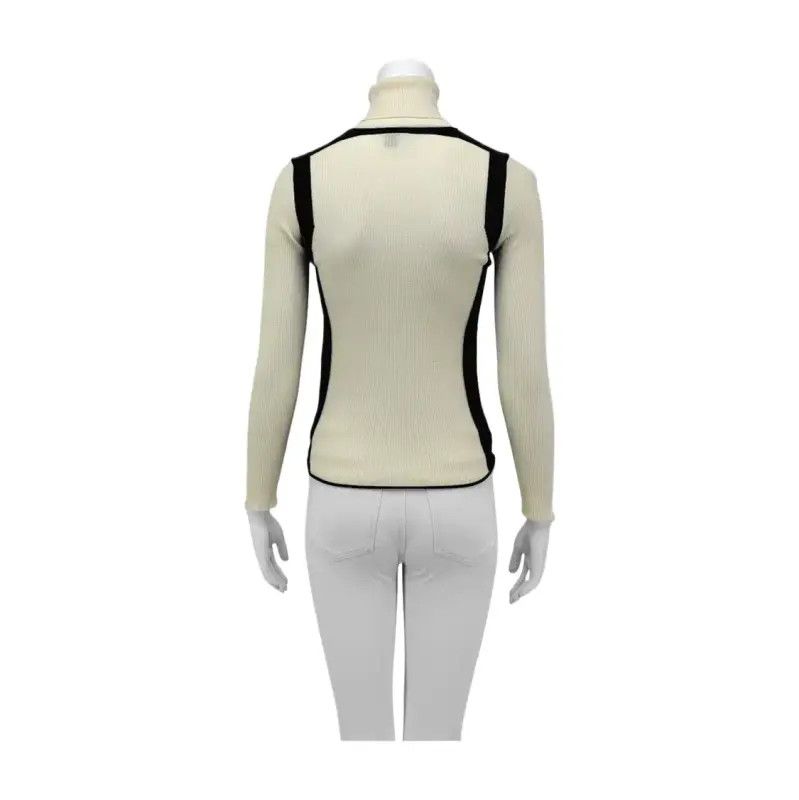 Louis Vuitton Louis Vuitton Beige Wool Long Sleeve Pullover 0089 Size XXS / US 00 / IT 34 - 2 Thumbnail