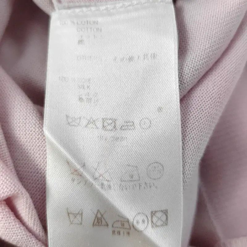 Louis Vuitton Louis Vuitton Pink Cotton Short Sleeve T-Shirt 0089 Size S / US 4 / IT 40 - 4 Thumbnail
