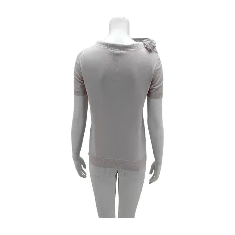 Louis Vuitton Louis Vuitton Pink Cotton Short Sleeve T-Shirt 0089 Size S / US 4 / IT 40 - 2 Thumbnail