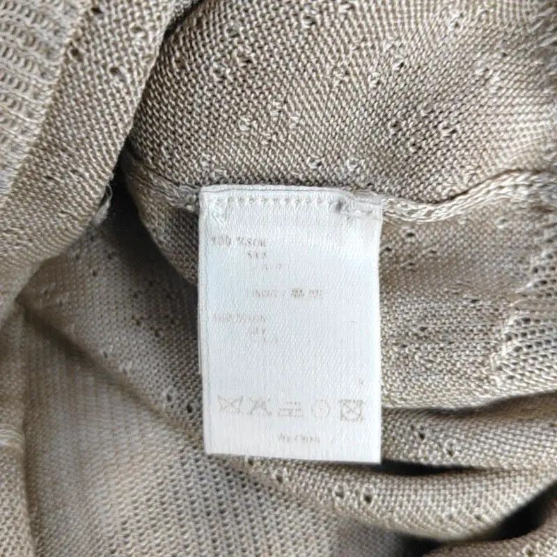 Louis Vuitton Louis Vuitton Beige Silk Long Sleeve Top 0089 Size S / US 4 / IT 40 - 3 Thumbnail